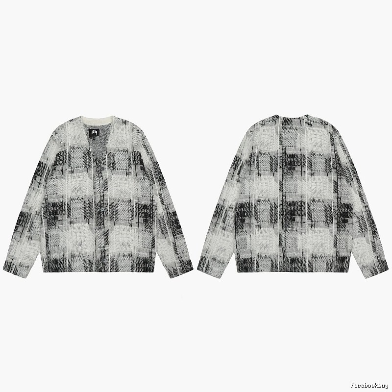 Stussy Gray Swirl Graphic SweatShirt Gift Ready