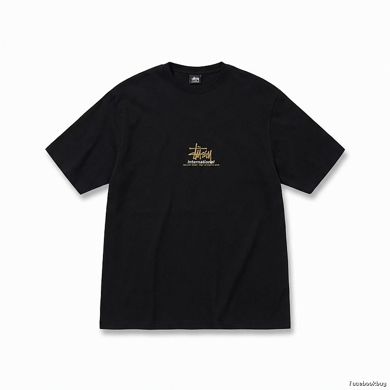 Stussy International Style Black T-shirt