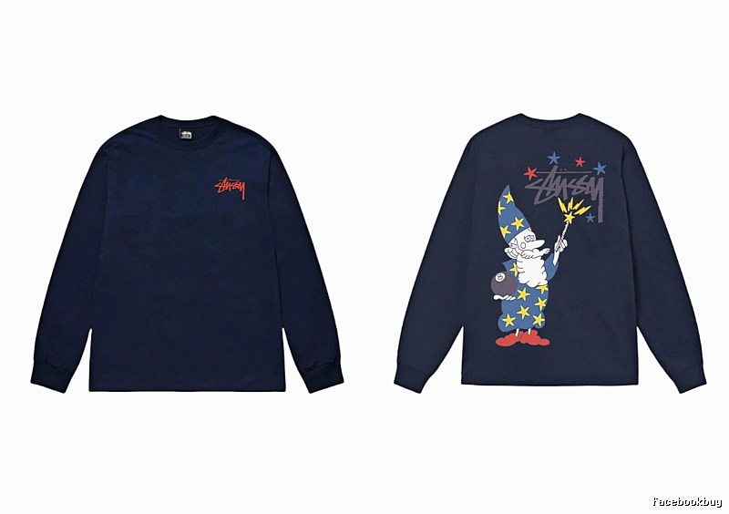 Stussy Wizard Series Dark Style Long-sleeve