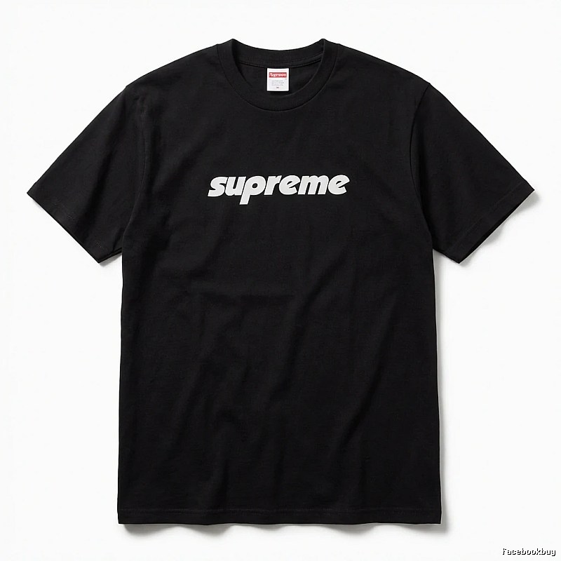 Supreme basic black T-shirt