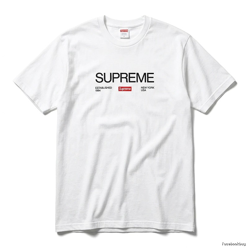 Supreme basic white T-shirt