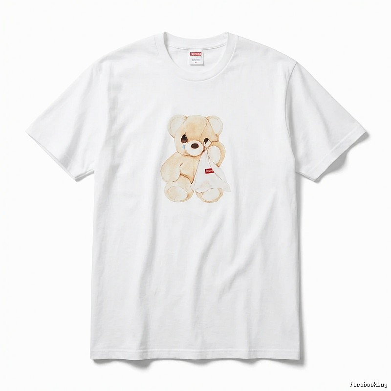 Supreme Bear Trend Brand White T-shirt