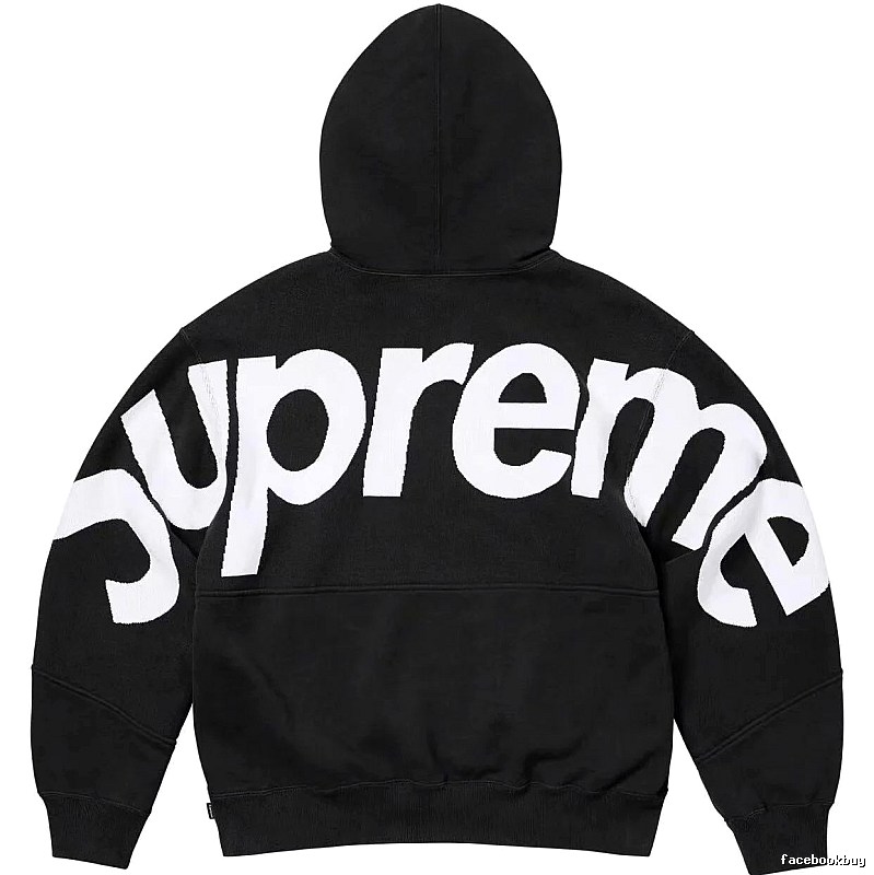 Supreme Casual Logo hoodie Gray Red Oversized for Streetwear Looks