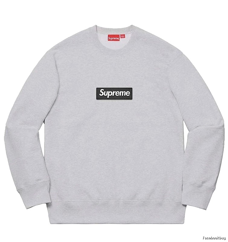 Supreme Classic Logo hoodie Gray Red Oversized with Travel-Friendly Style