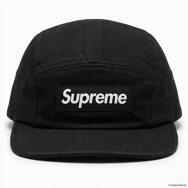 Supreme minimalist style black hat