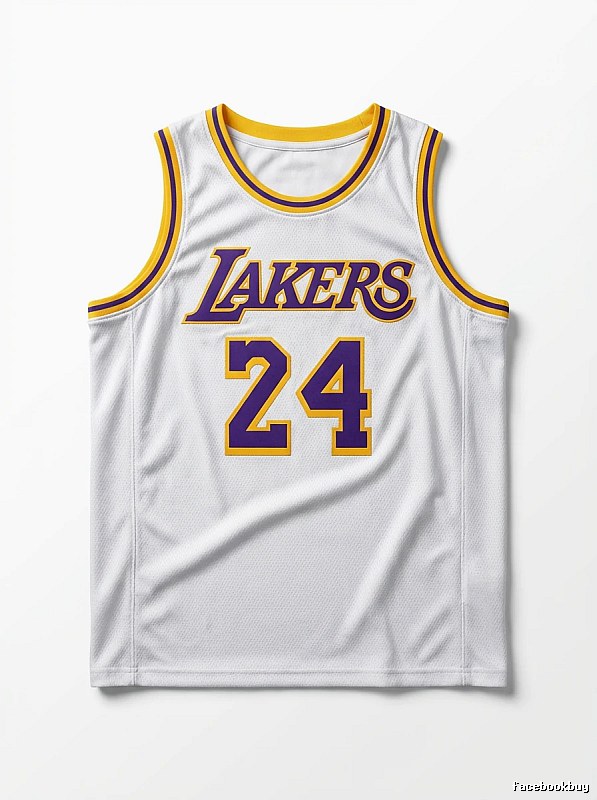 The No. 24 white jersey of the Kobe Lakers.