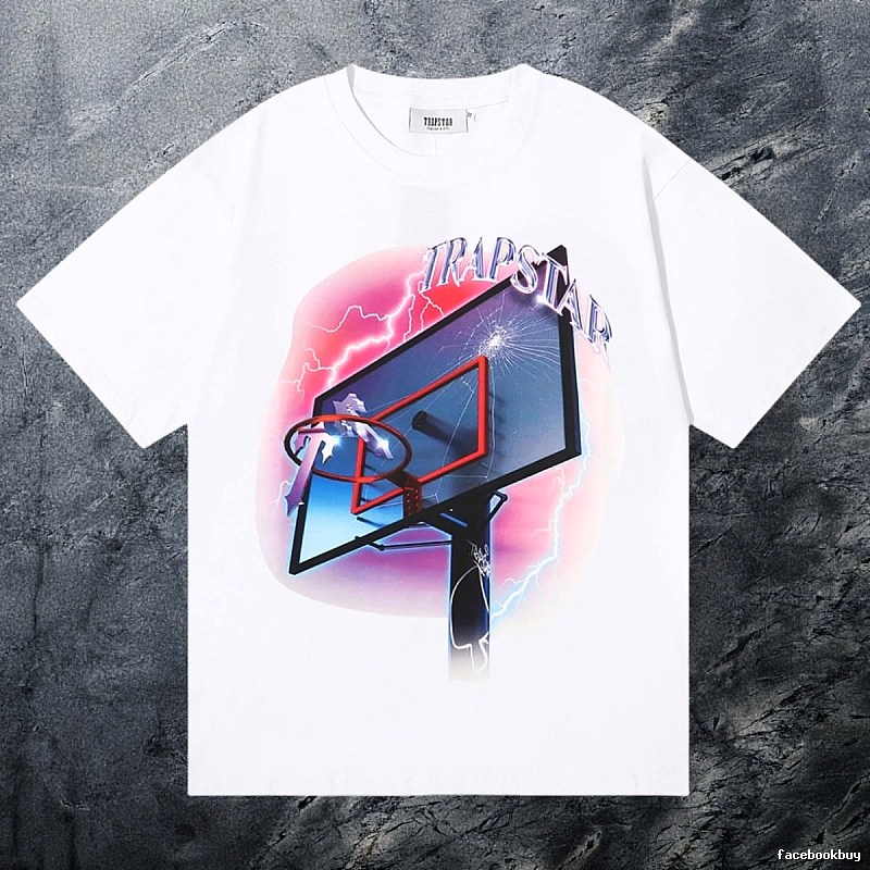 Trapstar Patterned Keys graphic T-shirt Black White Key with Polished Detail