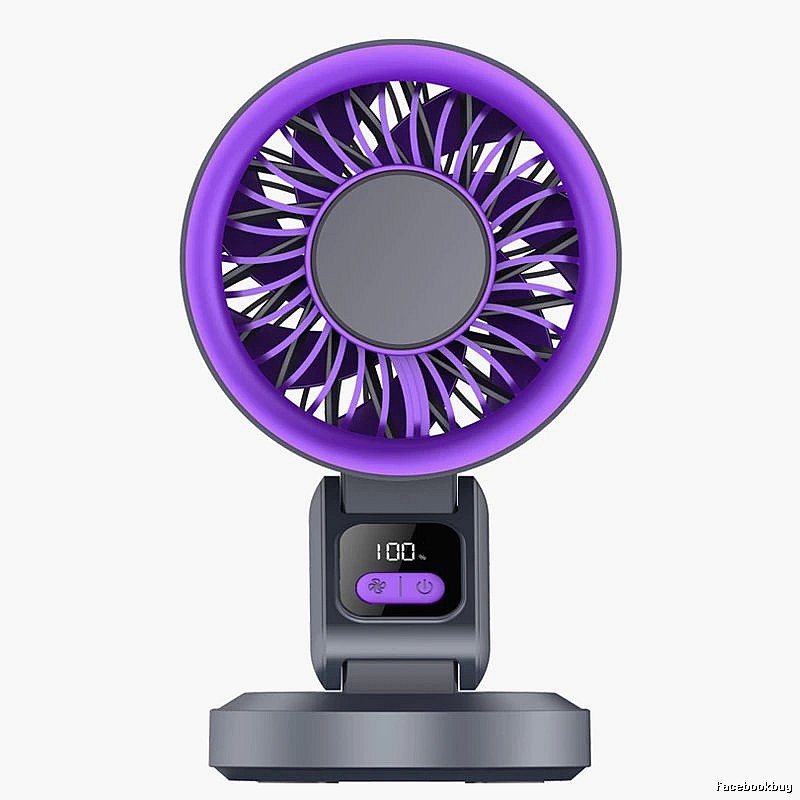 Travel Cooling Desktop Cooling Fan Gray Standard Airflow