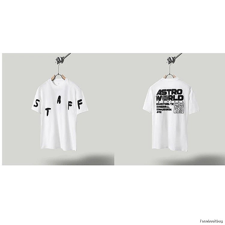 Travis Scott AstroWorld Street Style White T-Shirt