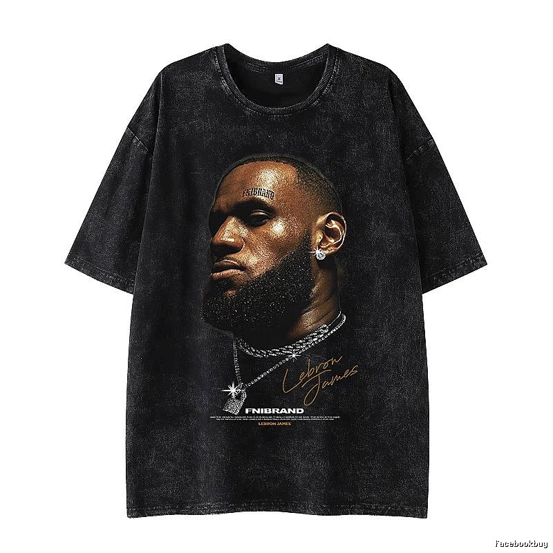 Tupac Patterned Portrait graphic T-shirt Black Tupac Collage with Polished Detail