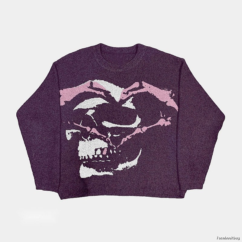 Urban Anime graphic sweater Black Knit Top with Casual Appeal